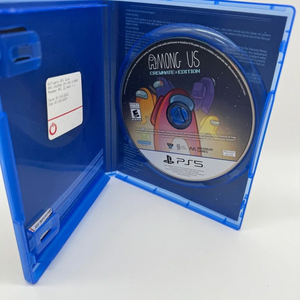 Among Us Crewmate Edition Sony PlayStation 5 PS5 Game 2021 E10+